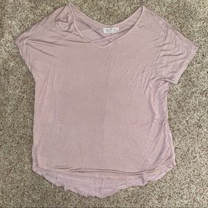 LAST CHANCE pink rose | dusty pink t-shirt | medium